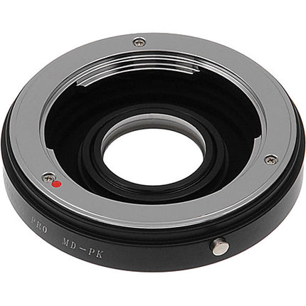 FotodioX Pro Adaptador de Montura para Lente Minolta MC/MD a Pentax K con Corrección de Enfoque y Acabado en Latón