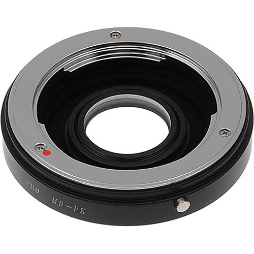 FotodioX Pro Adaptador de Montura para Lente Minolta MC/MD a Pentax K con Corrección de Enfoque y Acabado en Latón