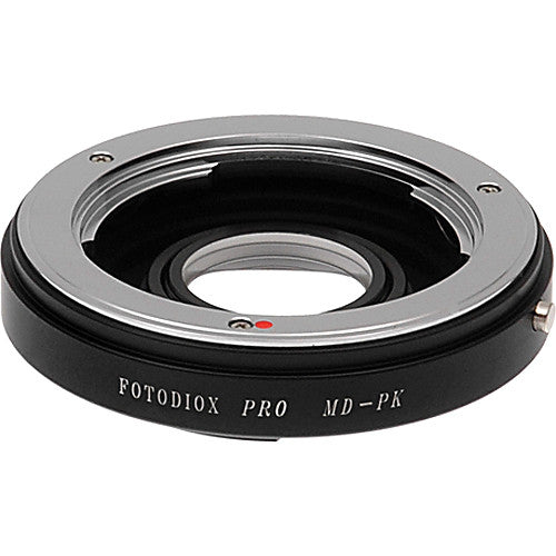 FotodioX Pro Adaptador de Montura para Lente Minolta MC/MD a Pentax K con Corrección de Enfoque y Acabado en Latón