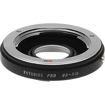 FotodioX Pro Adaptador de Montura Minolta MD a Nikon F con corrección de enfoque 1.4x multi-revestido