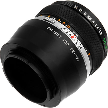 Adaptador FotodioX para objetivo Olympus OM a cámara Sony NEX con garantía 2 años