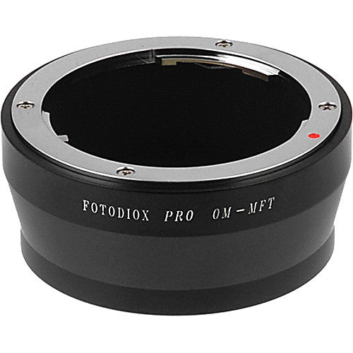 Adaptador de Objetivo FotodioX Olympus OM Pro para Cámaras Micro Cuatro Tercios Acabado Acero Inoxidable