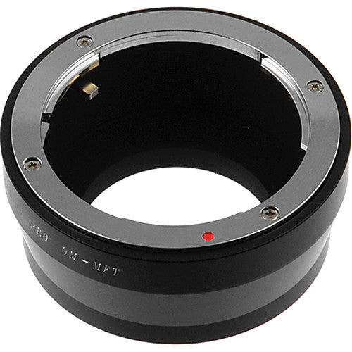 Adaptador de Objetivo FotodioX Olympus OM Pro para Cámaras Micro Cuatro Tercios Acabado Acero Inoxidable