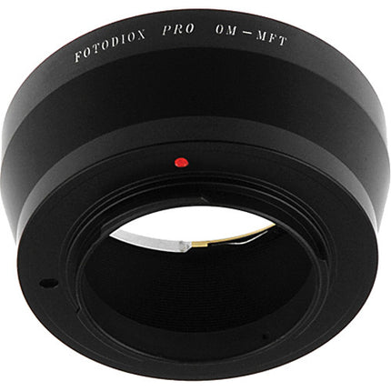 Adaptador de Objetivo FotodioX Olympus OM Pro para Cámaras Micro Cuatro Tercios Acabado Acero Inoxidable