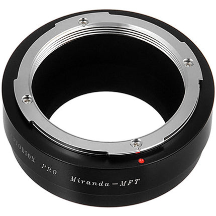 Adaptador de lentes FotodioX Miranda Pro para cámaras Micro Cuatro Tercios acero inoxidable