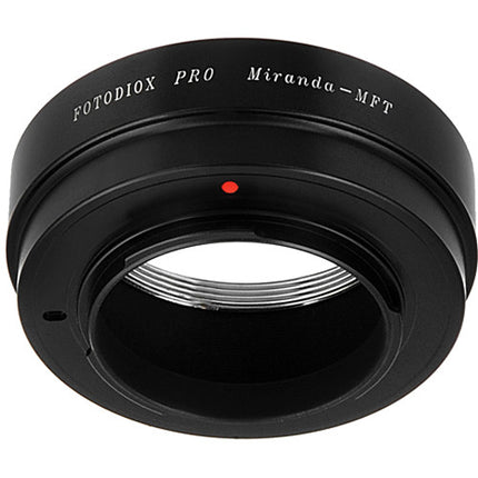 Adaptador de lentes FotodioX Miranda Pro para cámaras Micro Cuatro Tercios acero inoxidable