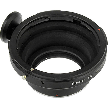 FotodioX Pro Adaptador para Montura de Lente Pentax 67 a Canon EF con Montura de Tripié y Construcción Metálica