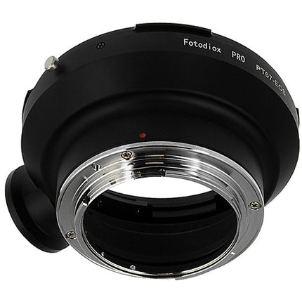 FotodioX Pro Adaptador para Montura de Lente Pentax 67 a Canon EF con Montura de Tripié y Construcción Metálica