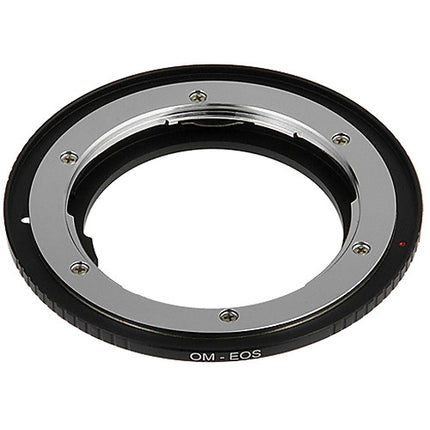FotodioX Pro Adaptador de Montura para Lente Olympus OM a Canon EF con Enfoque Infinito y Montura de Latón