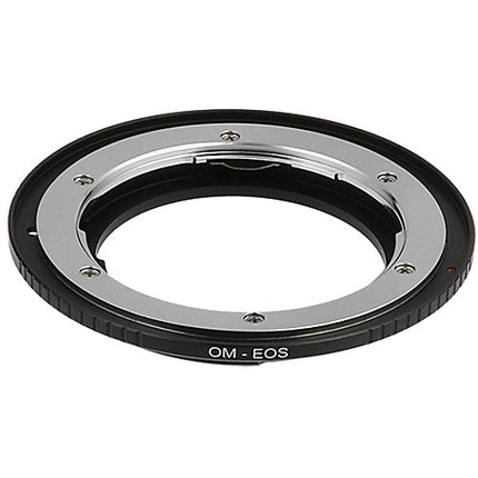 FotodioX Pro Adaptador de Montura para Lente Olympus OM a Canon EF con Enfoque Infinito y Montura de Latón