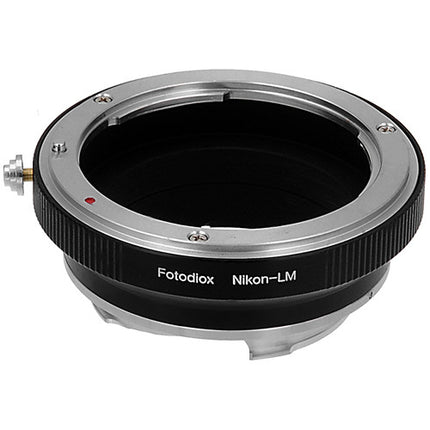 FotodioX Nikon F Adaptador de Objetivo para Cámaras Leica M con Sistema Leaf Spring y Acabado Acero inoxidable