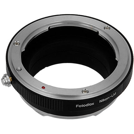 FotodioX Nikon F Adaptador de Objetivo para Cámaras Leica M con Sistema Leaf Spring y Acabado Acero inoxidable