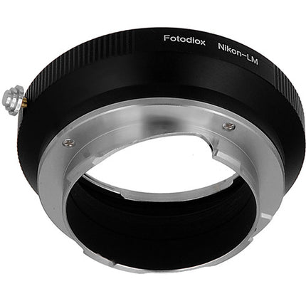 FotodioX Nikon F Adaptador de Objetivo para Cámaras Leica M con Sistema Leaf Spring y Acabado Acero inoxidable