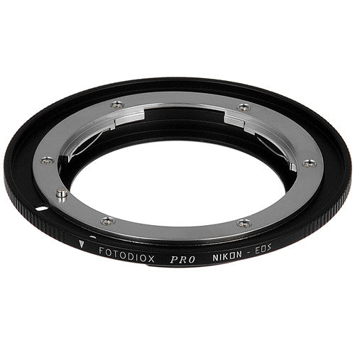 FotodioX Pro Adaptador de Montura para Lente Nikon F a Canon EF Metal
