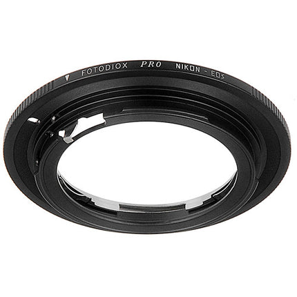 FotodioX Pro Adaptador de Montura para Lente Nikon F a Canon EF Metal