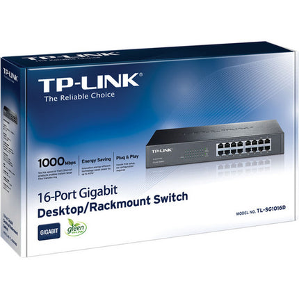 TP-Link TL-SG1016D Switch Gigabit No Administrable 16 Puertos 32Gbps