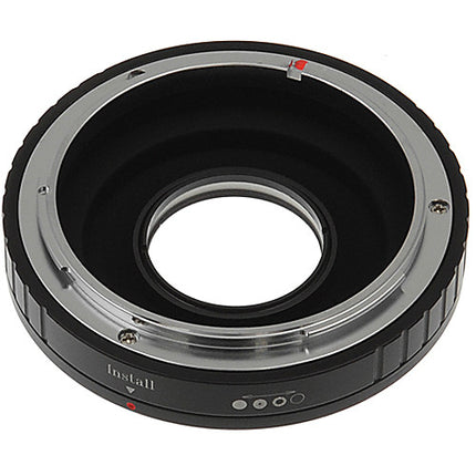 FotodioX Pro Adaptador Montura para Canon FD a Pentax K con corrección 1.4x y acabado acero inoxidable