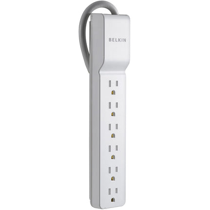 Belkin BE106001-06R Protector de sobretensión 6 tomas 720 Julios 1 8 m blanco