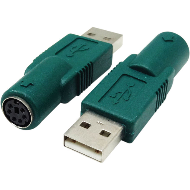 Tera Grand Adaptador USB-A Macho a PS/2 Hembra para Ratón 1 Puerto USB 1 Puerto PS/2