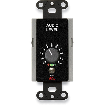 RDL DB-RLC10KM Control Remoto de Nivel con Mute y Rotatorio Negro