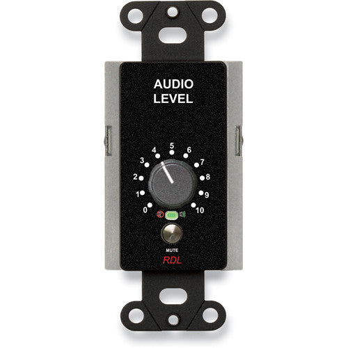 RDL DB-RLC10KM Control Remoto de Nivel con Mute y Rotatorio Negro