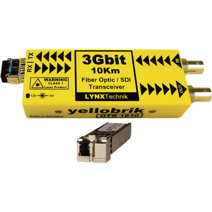 Lynx Technik AG yellobrik OTR 1810 Transceptor Óptico Fibra Multimodo 3Gbit/s SDI