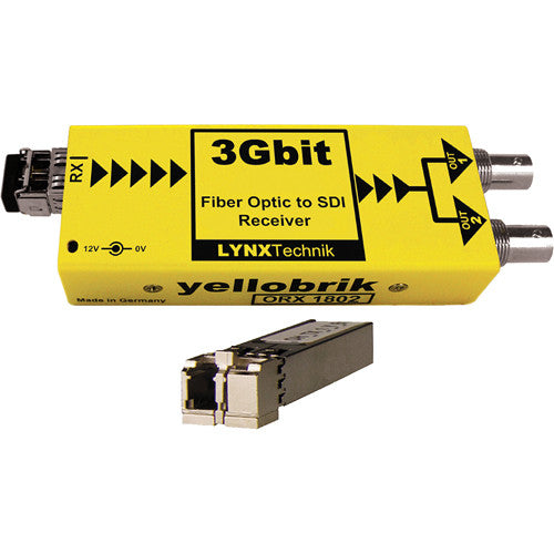 Lynx Technik AG yellobrik receptor de fibra óptica 3Gbit modo único LC