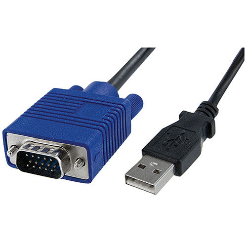 StarTech KVM Console adaptador portátil USB 2.0 VGA 1920x1200 60Hz compatible Linux Windows