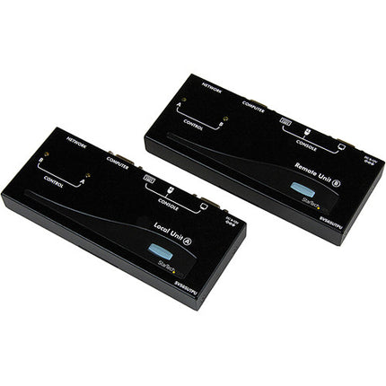 StarTech USB VGA KVM Extensor de consola sobre CAT5 UTP con 2 cables USB VGA de 6 pies