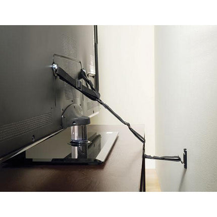SANUS ELM701-B1 Correa Antivuelco Negra para TV hasta 70" con Montaje