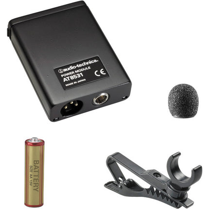 Audio-Technica AT803B Micrófono Lavalier Condensador Omnidireccional 80Hz Filtro