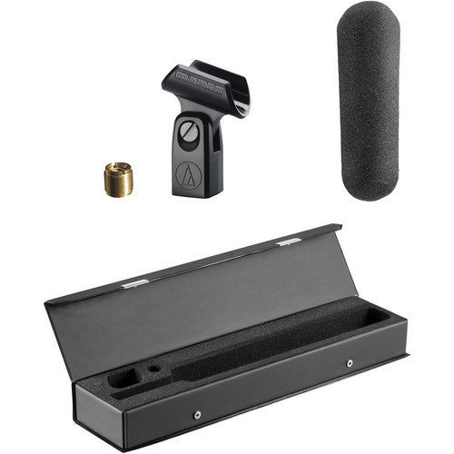 Audio-Technica BP4073 Micrófono Shotgun Phantom Alimentación Filtro Bajo Ultraligero