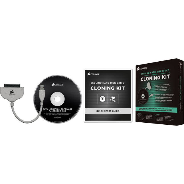 CORSAIR Kit de Clonación para SSD y HDD 2.5" con Cable USB 3.0 a SATA