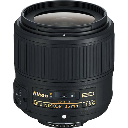 Nikon AF-S NIKKOR 35mm f1.8G ED lente F-Mount FX formato f1.8 a f16