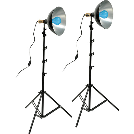 Impact Daylight Kit de Iluminación con Dos Floodlights 1000W y Soportes 6'