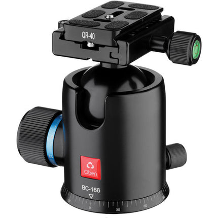 Oben BC-166 Cabezal de Bola Capacidad 66.1 lb con Liberación Rápida Arca-Type