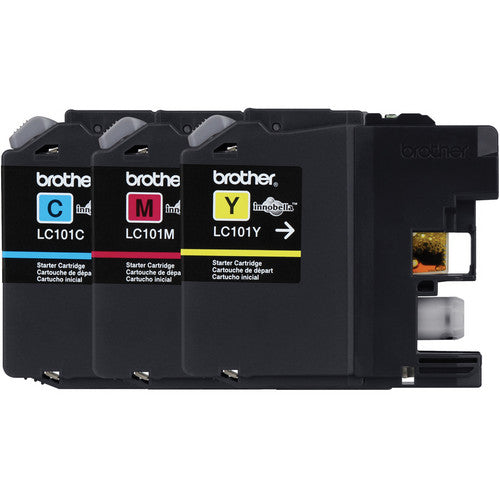 Brother LC101 Innobella Cartucho de Tinta Tricolor Compatible con Impresoras Brother MFC-J series