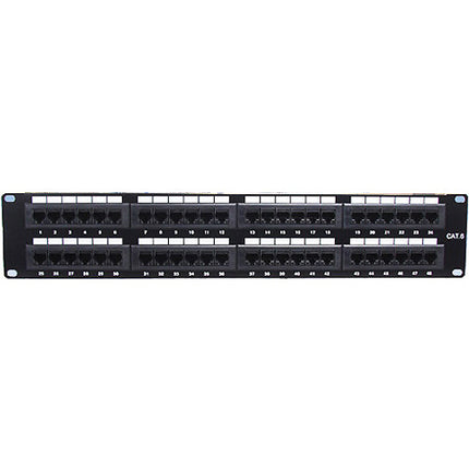 Tera Grand Patch Panel Cat 6 48 Puertos Montaje en Rack 110-Termination