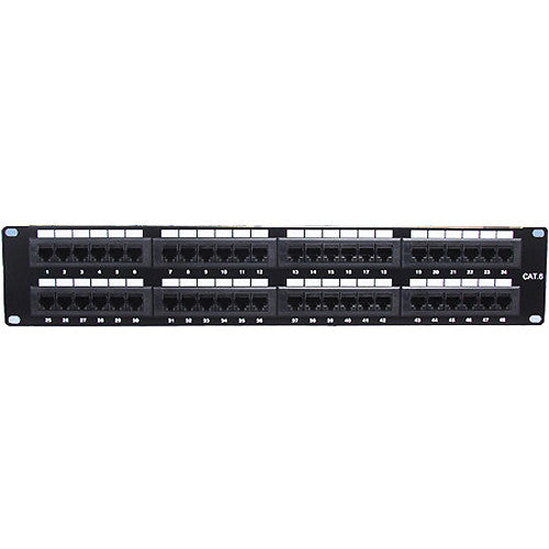 Tera Grand Patch Panel Cat 6 48 Puertos Montaje en Rack 110-Termination