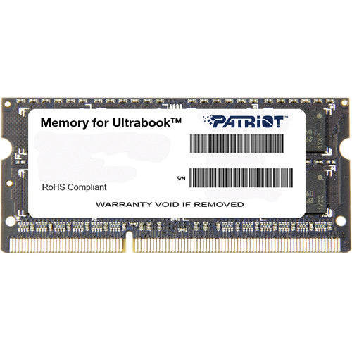 Patriot Signature Series 8GB DDR3 PC3-12800 1600 MHz Módulo de Memoria para Ultrabook