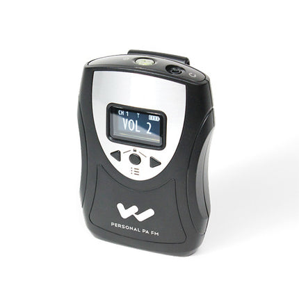 Williams Sound PPA SelectView receptor FM con pantalla OLED y 17 frecuencias preajustadas