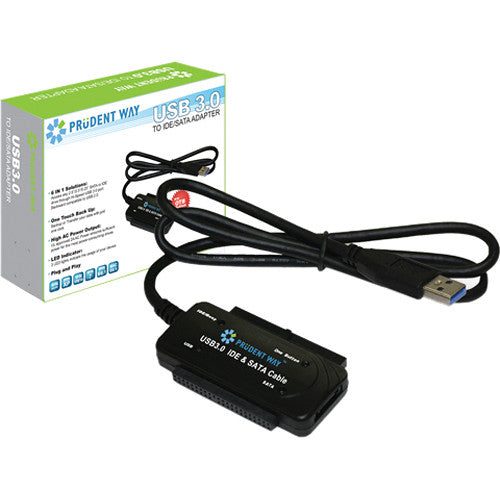 Prudent Way Cable USB 3.0 IDE y SATA Compatible Windows Mac 5 Gbps