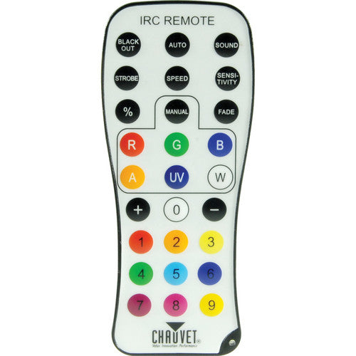 CHAUVET DJ IRC-6 Control Remoto Infrarrojo para Luz Control de Color e Intensidad