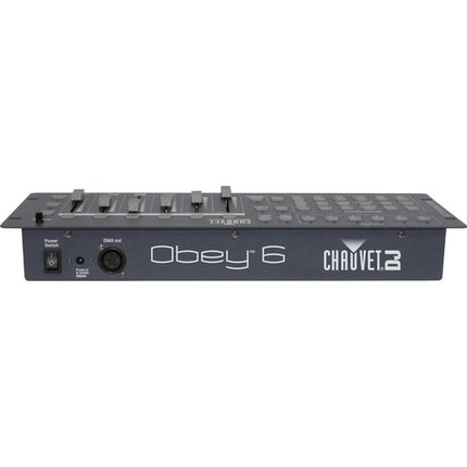 CHAUVET DJ Obey 6 Controlador DMX Compacto para 6 Dispositivos 24 Colores Integrados