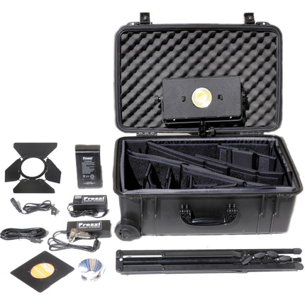 Frezzi Skylight Kit AC/DC Luz LED portátil 100Wh 90W 7 pies trípode
