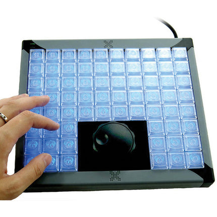 X-keys XK-68+Jog/Shuttle Controlador con 68 teclas y Jog/Shuttle USB 56"