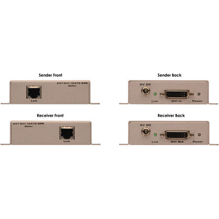 Gefen DVI ELR Lite Extensor HDBaseT DVI Alcance 70m Resolución 1920x1200
