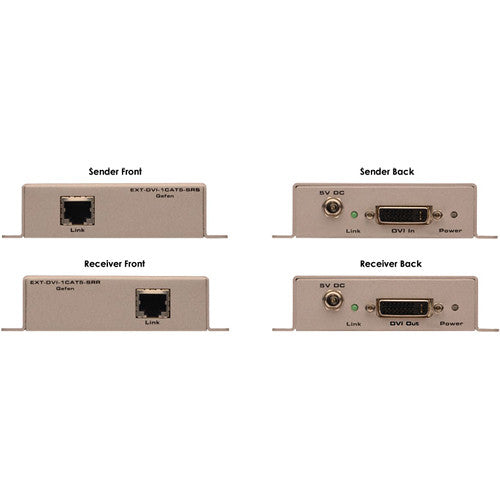 Gefen DVI ELR Lite Extensor HDBaseT DVI Alcance 70m Resolución 1920x1200