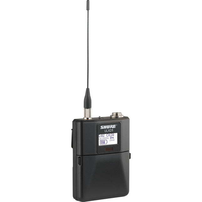 Shure ULXD1 Transmisor Digital Inalámbrico 12h Batería y Conector TA4M