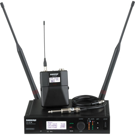 Shure ULX-D Kit Instrumentos Inalámbrico Digital Banda H50 12h Autonomía Cable WA302